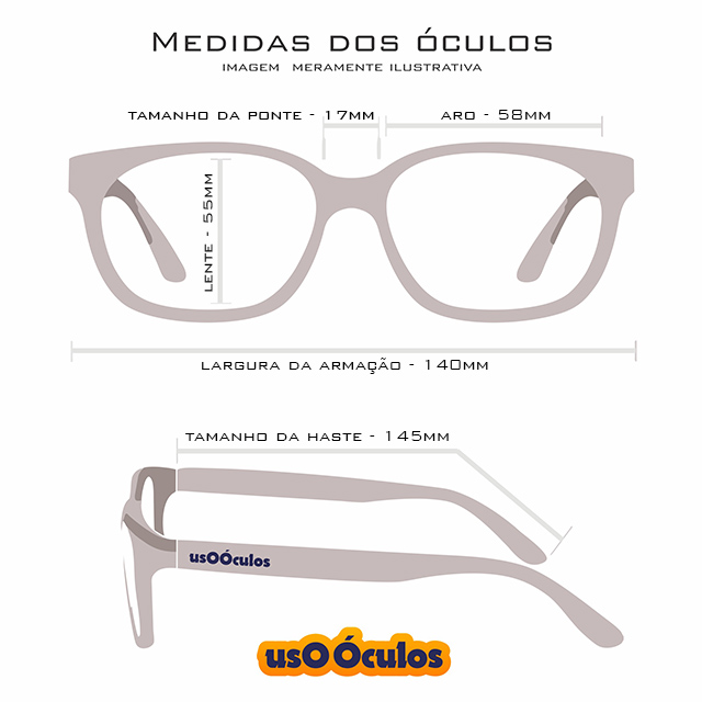 Armação para óculos de receituário (cópia)