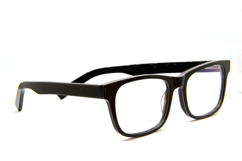 Armação para Óculos de Grau quadrada Unissex Marrom